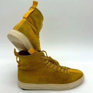 Daniel Patrick High Top Roamer Sneaker Italian Made Mens Size 44 (10.5) Suede